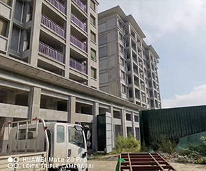 淤泥固化基础加固：河南驻马店8层楼房基础沉降治理工程